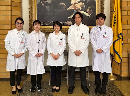 野口医学研究所による柿沼さんのクリニカルクラークシップ研修レポート写真