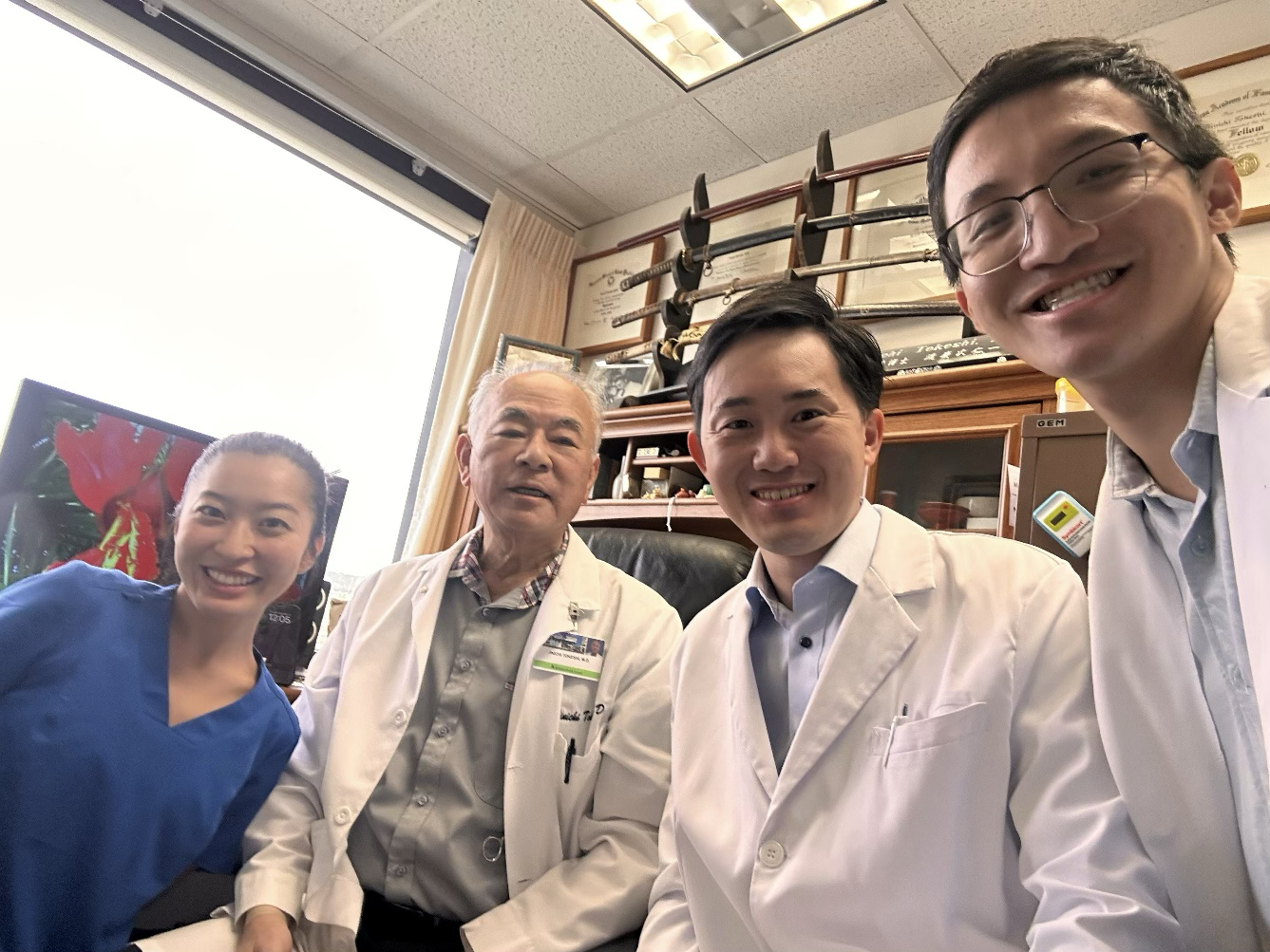 Tokeshi先生のクリニックにて