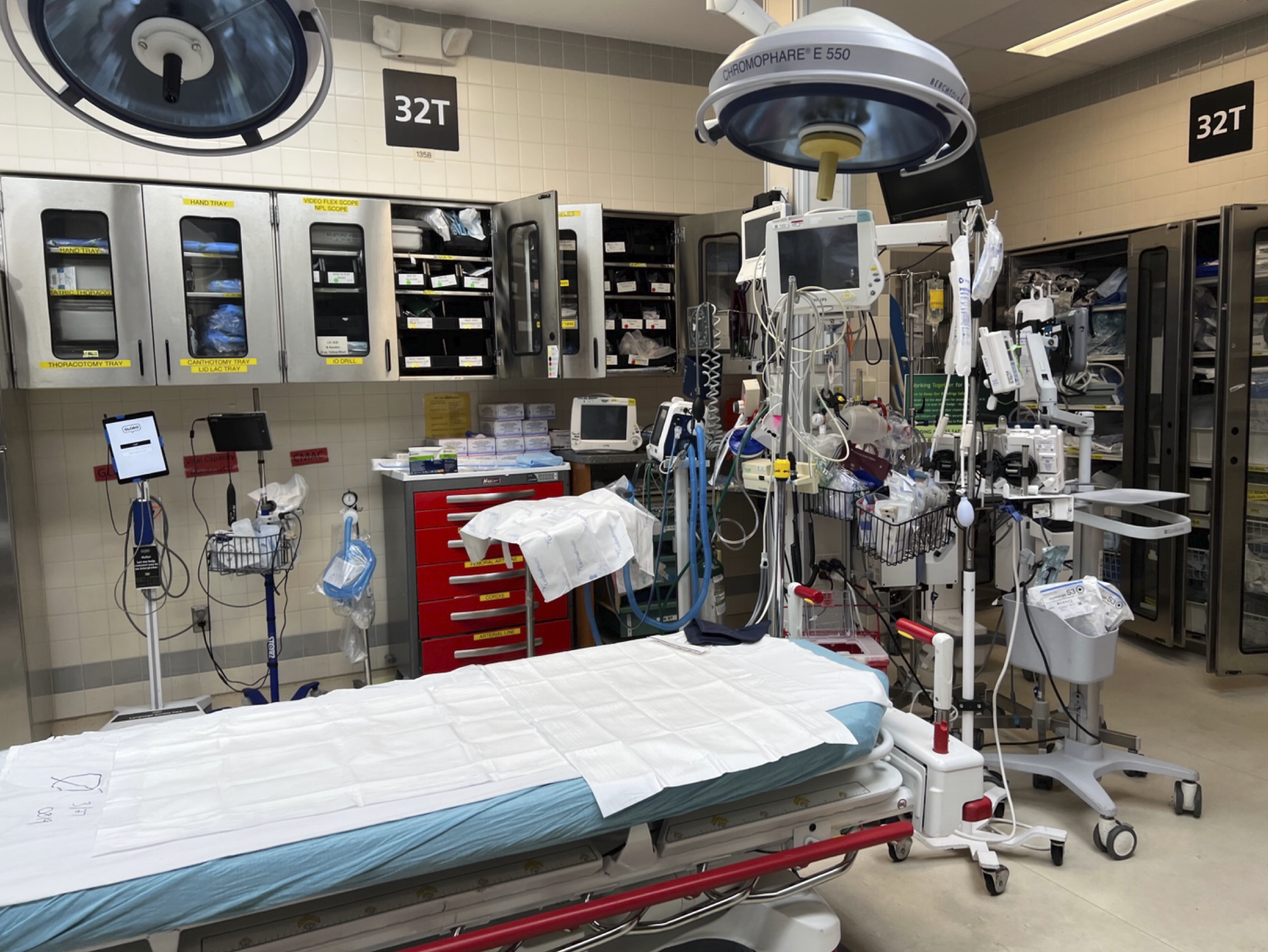 外傷診療に特化した処置室（Trauma Bay）