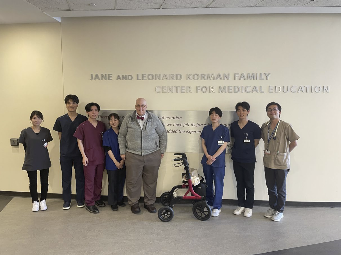 Dr. Majdan との写真