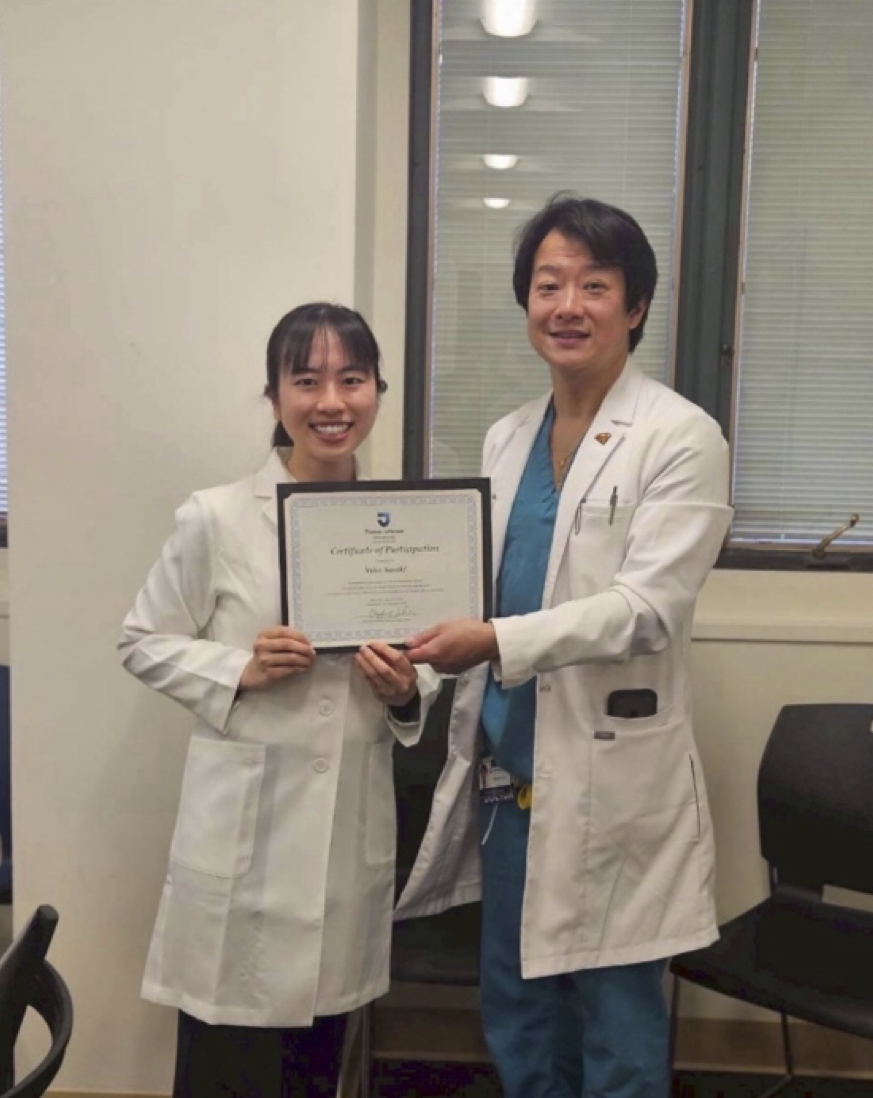 TJU Japan Center で Dr. Wayne と