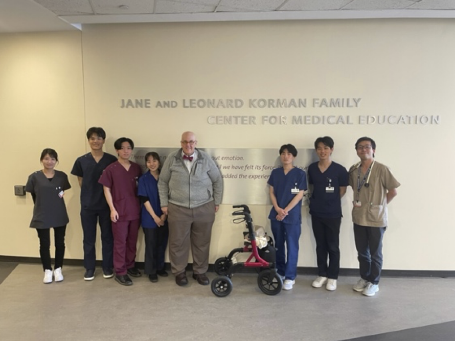 Dr. Majdan と講義後に