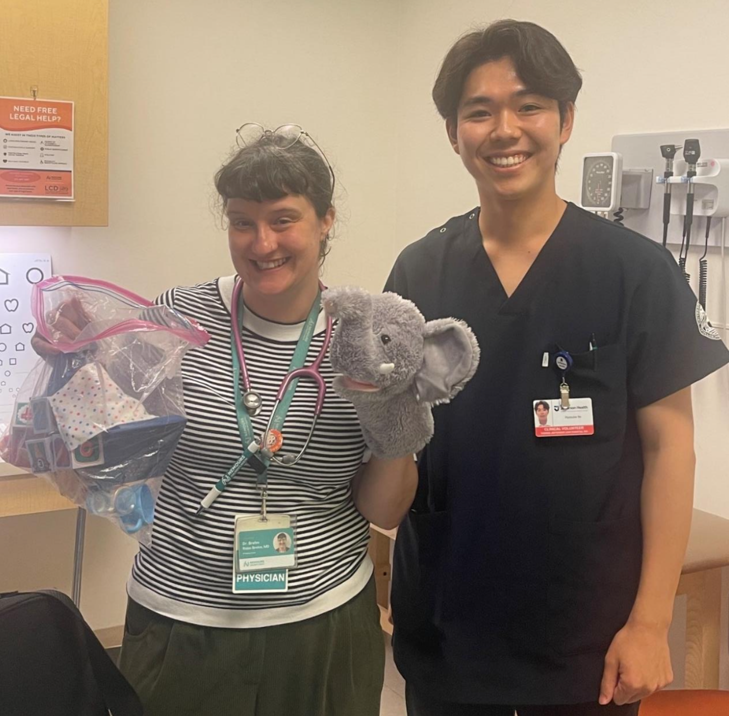 Pediatrics でお世話になった Dr. Robin Brehm と