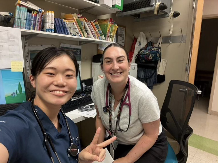 PediatricsにてDr.Mollandと